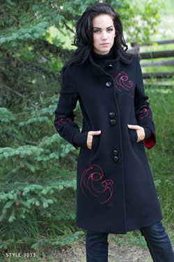 Style 3011 Mid-Length Coat